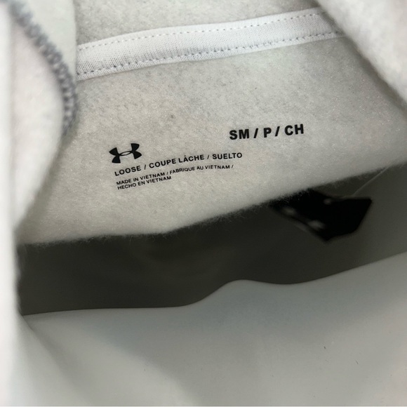 NWT Under Armor grey turtle neck pullover fleece sweatshirt - Picture 7 of 7